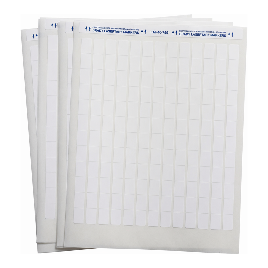 Brady LaserTab Series Polyamide Coated Nylon Cloth Labels