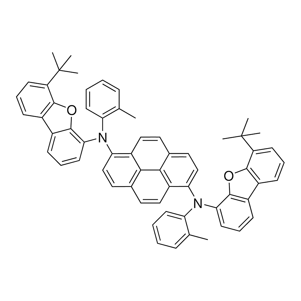 Merck N,N'-Bis(2-methylphenyl)-N,N'-bis(6-tert-butyldibenzofuran-4-yl)pyrene-3,8-diamine