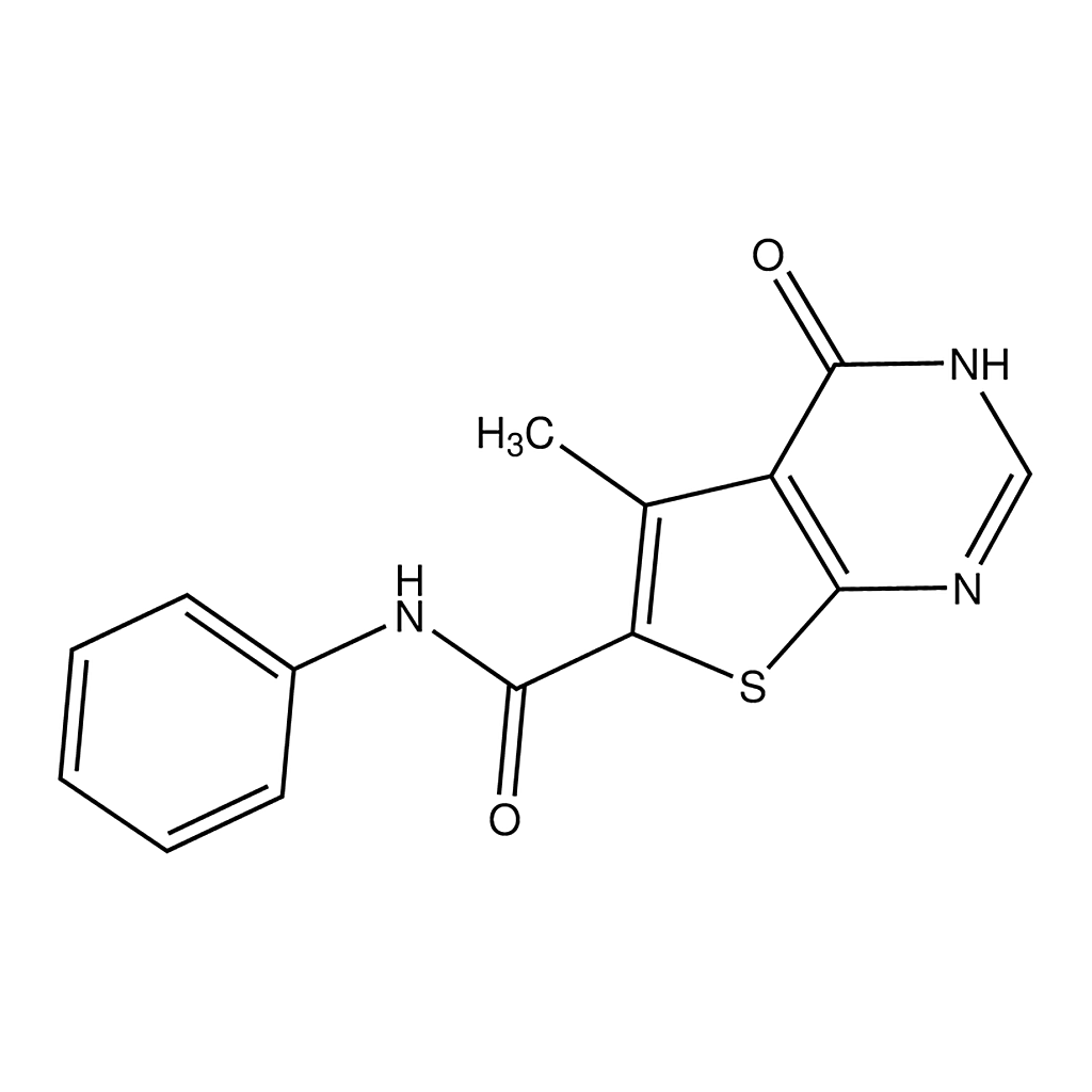 Merck 5-Methyl-4-oxo-N-phenyl-3,4-dihydrothieno[2,3-d]pyrimidine-6-carboxamide