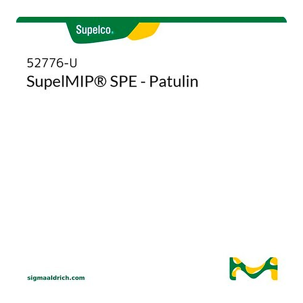 Merck PK50 SUPELMIP SPE-PATULIN 100MG/3MLTUBES