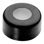 Waters Black, Aluminum Crimp Cap and PTFE/Silicone Septum, 100/pk