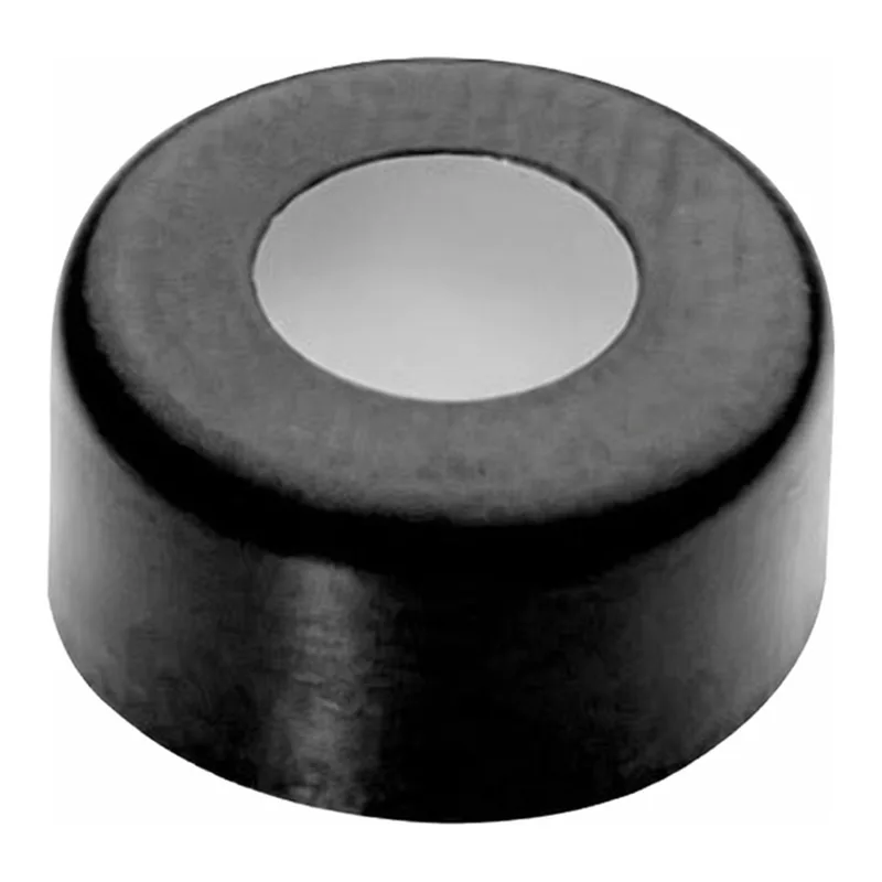 Waters Black, Aluminum Crimp Cap and PTFE/Silicone Septum, 100/pk