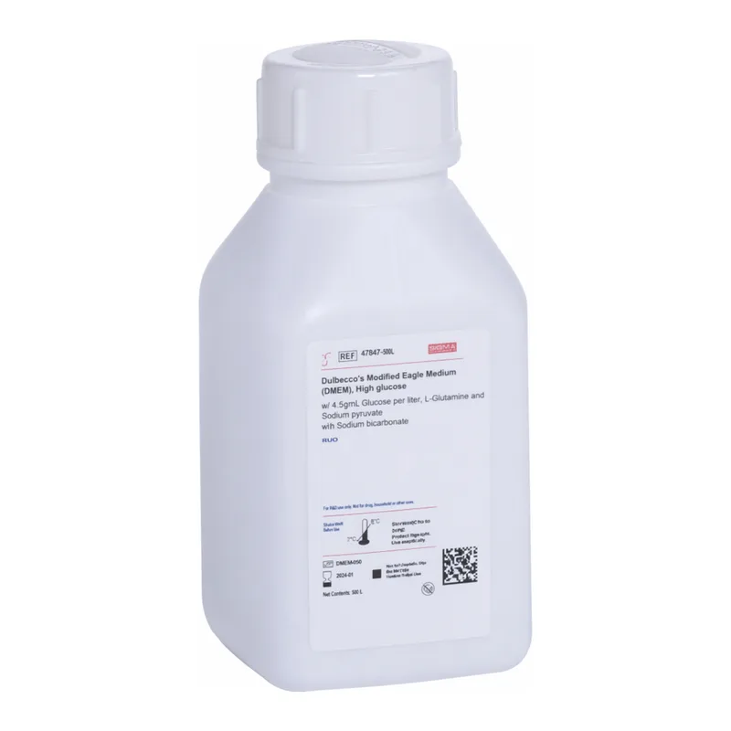 Himedia Dulbecco`s Modified Eagle Medium (DMEM), High glucose w/ 4.5gms Glucose per litre and L-Glutamine w/o Sodium bicarbonate and Sodium pyruvate