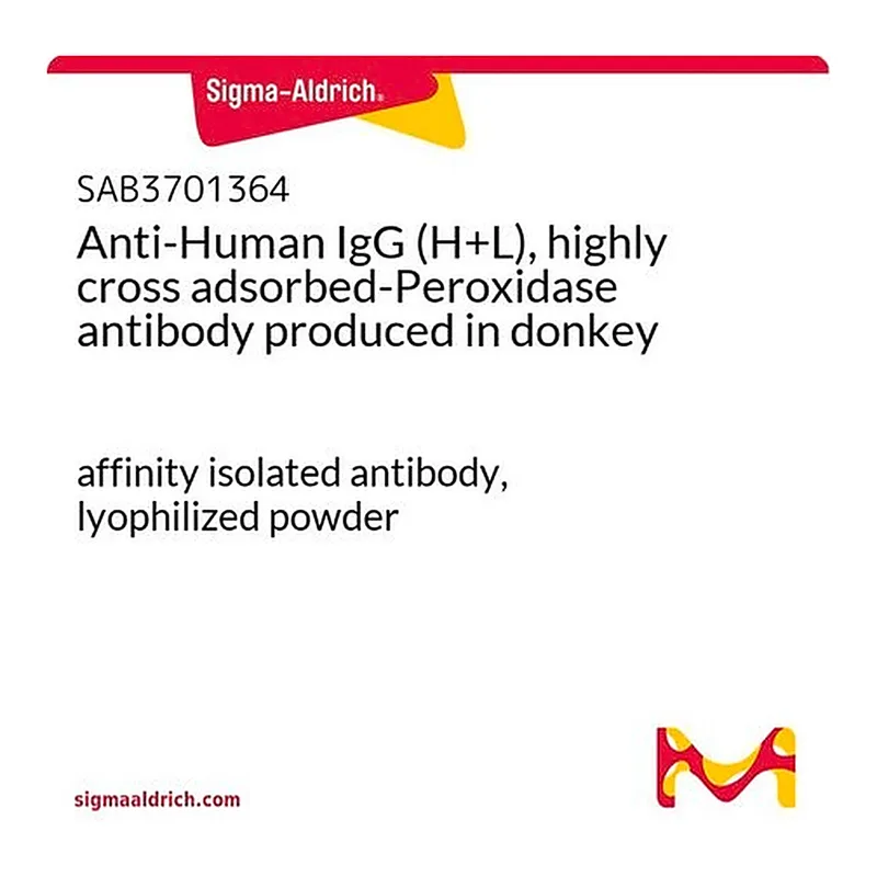 Merck Anti-Human IgG (H+L), highly cross adsorbed-Peroxidase antibody produced in donkey
