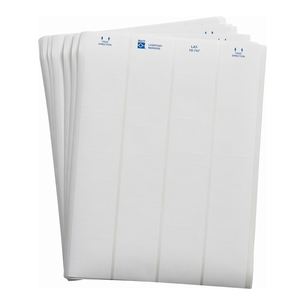 Brady LaserTab Series Polyester Labels