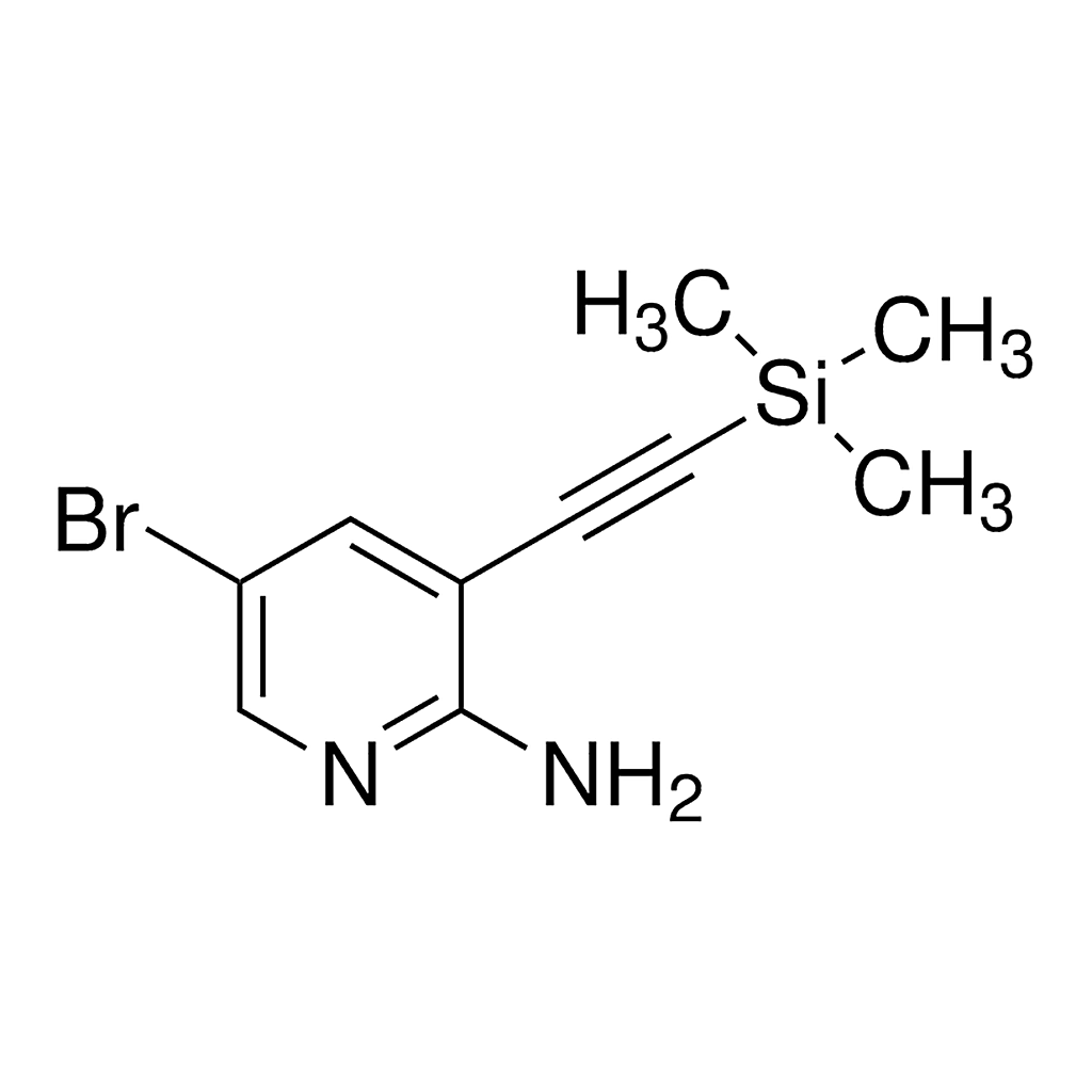 Merck 5-Bromo-3-((trimethylsilyl)ethynyl)pyridin-2-amine