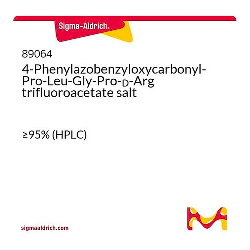 Merck 4-Phenylazobenzyloxycarbonyl-Pro-Leu-Gly-Pro-D-Arg trifluoroacetate salt