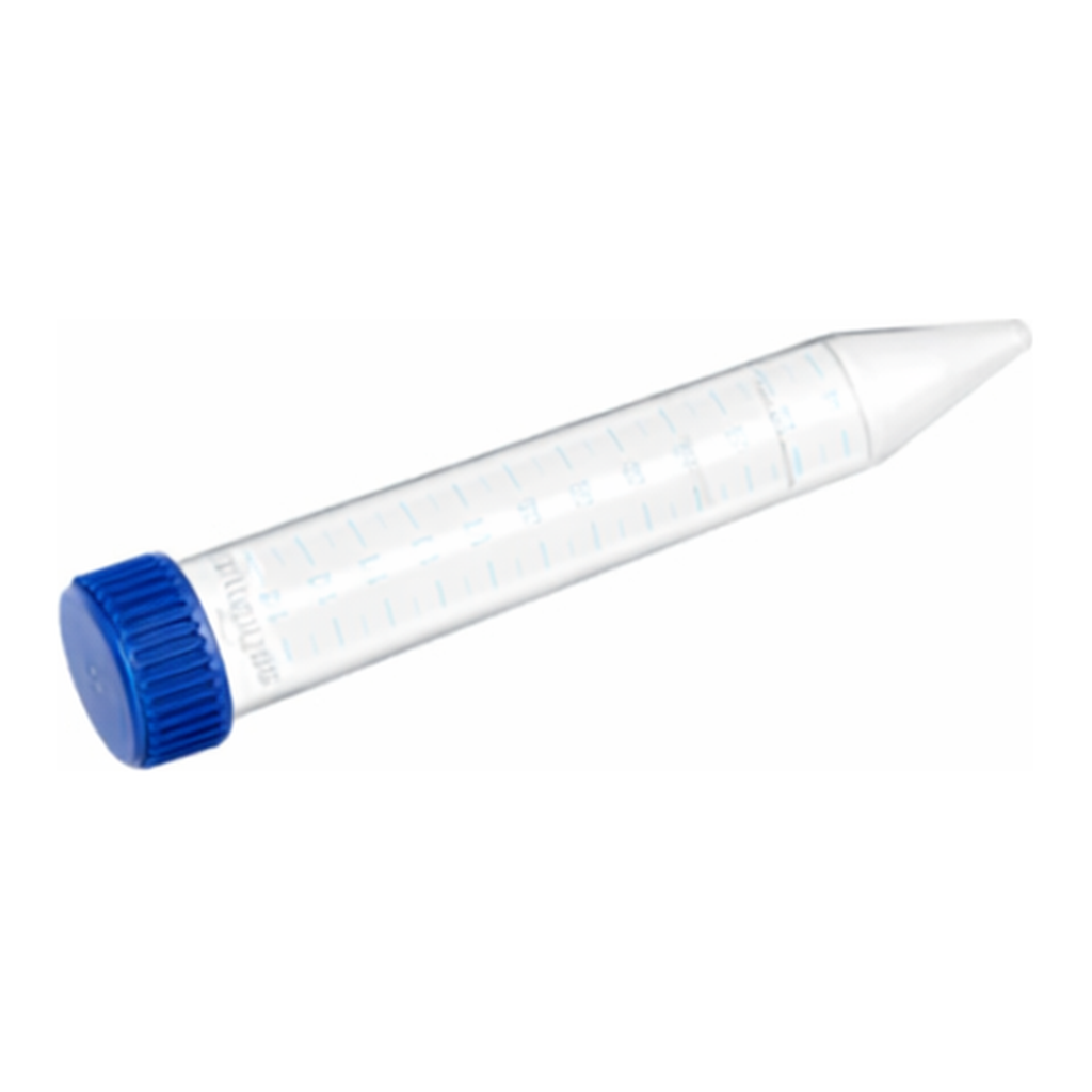 Greiner Bio One TUBE, 15 ML, PP, 17/120 MM, CONICAL BOTTOM,CELLSTAR®, BLUE SCREW CAP, NATURAL, GRADUATED, WRITING AREA, STERILE, 50 PCS./RACK