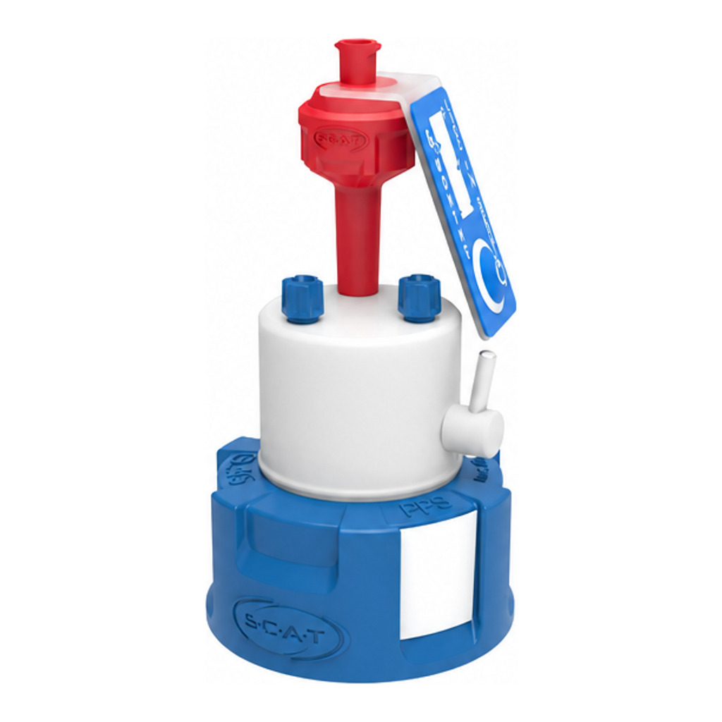Safety Cap II, GL45, 1 x shut-off valve