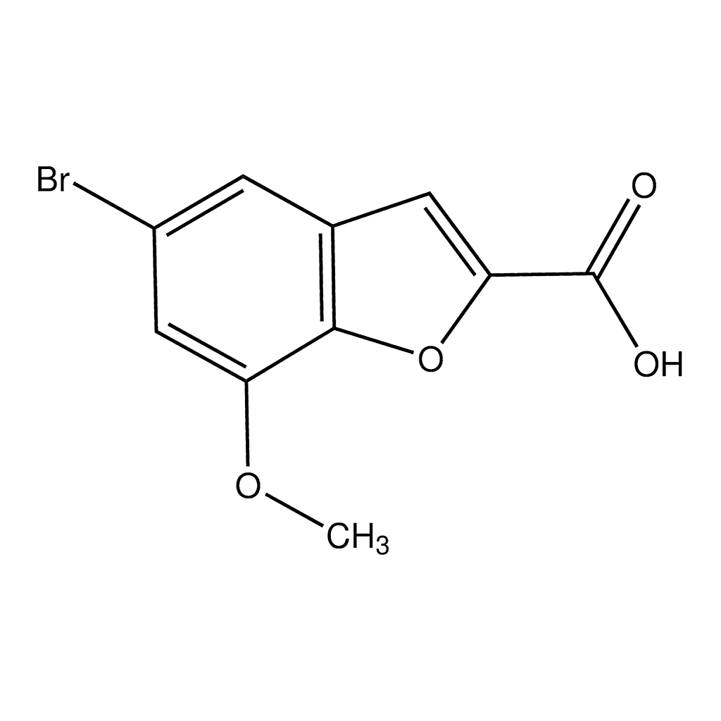 Merck 5-Bromo-7-methoxy-1-benzofuran-2-carboxylic acid