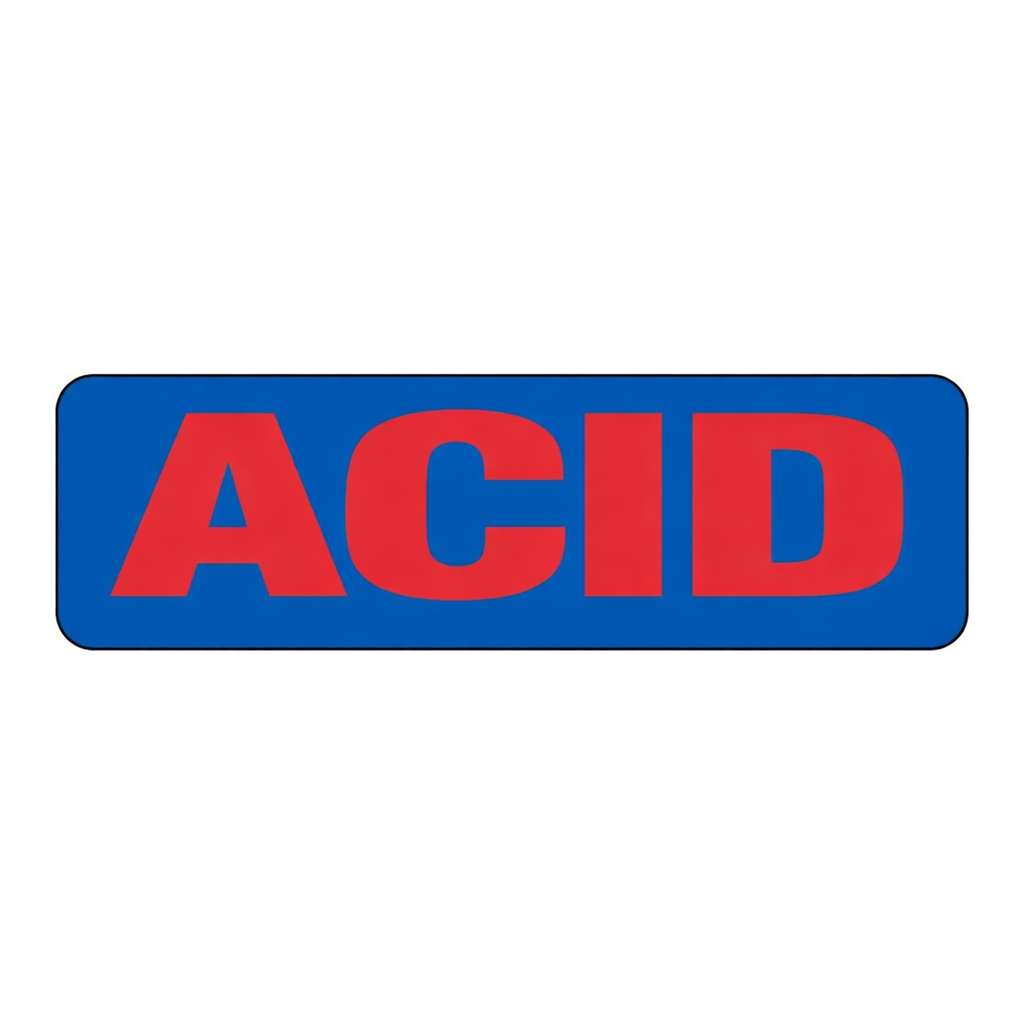 Brady ACID Label