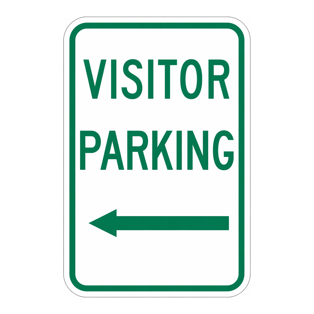 Brady Visitor Parking Sign