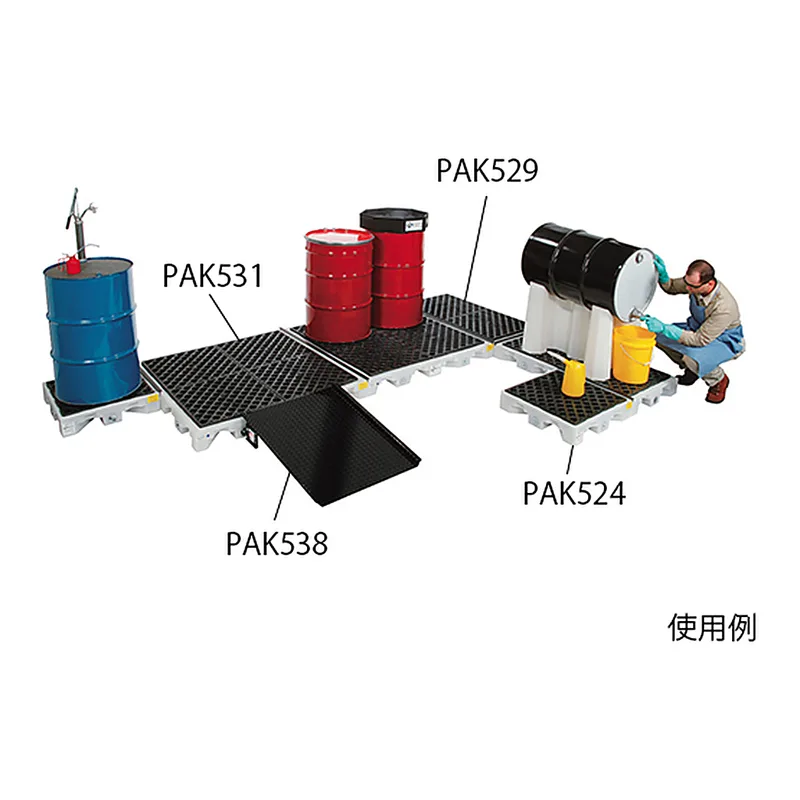 AS ONE Pig® Polymodular Spill Deck, 피그® 폴리모듈러 스필 데크