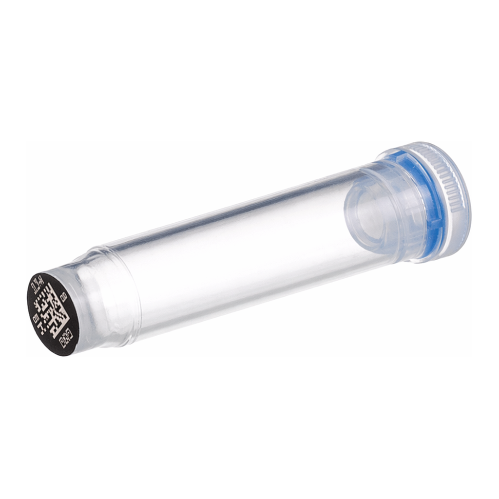 Greiner Bio One CRYO.S BIOBANKING TUBES, 600 µL, 2D CODES,BULK, WITH SCREW CAP, STERILE, 192 PCS./BAG, 1 MANUAL CAPPING TOOL