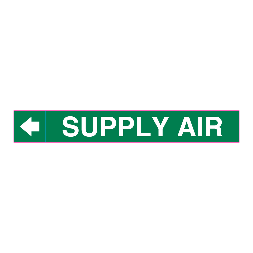 Brady SUPPLY AIR Plenum Duct Marker