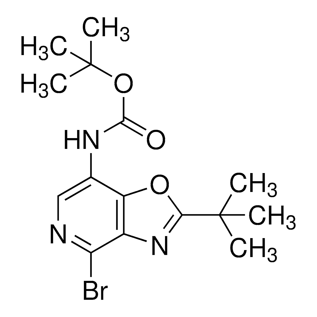 Merck tert-Butyl (4-bromo-2-(tert-butyl)oxazolo[4,5-c]pyridin-7-yl)carbamate