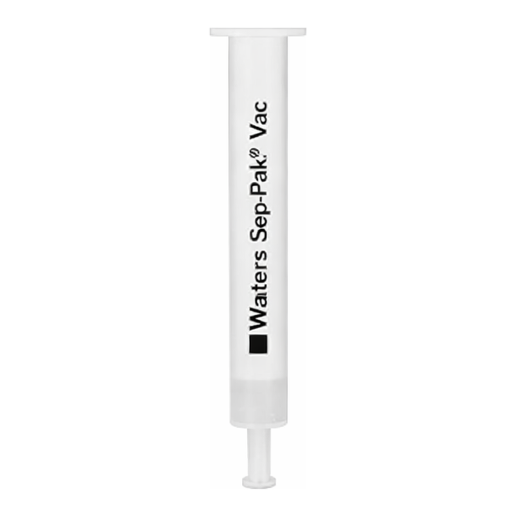 Waters Certified Sep-Pak Silica 3 cc Vac Cartridge, 200 mg Sorbent per Cartridge, 55-105 µm, 50/pk