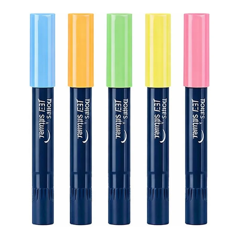 OFFICENEX 동아 제트스틱2타원제트형광펜 (청색/4.0mm)