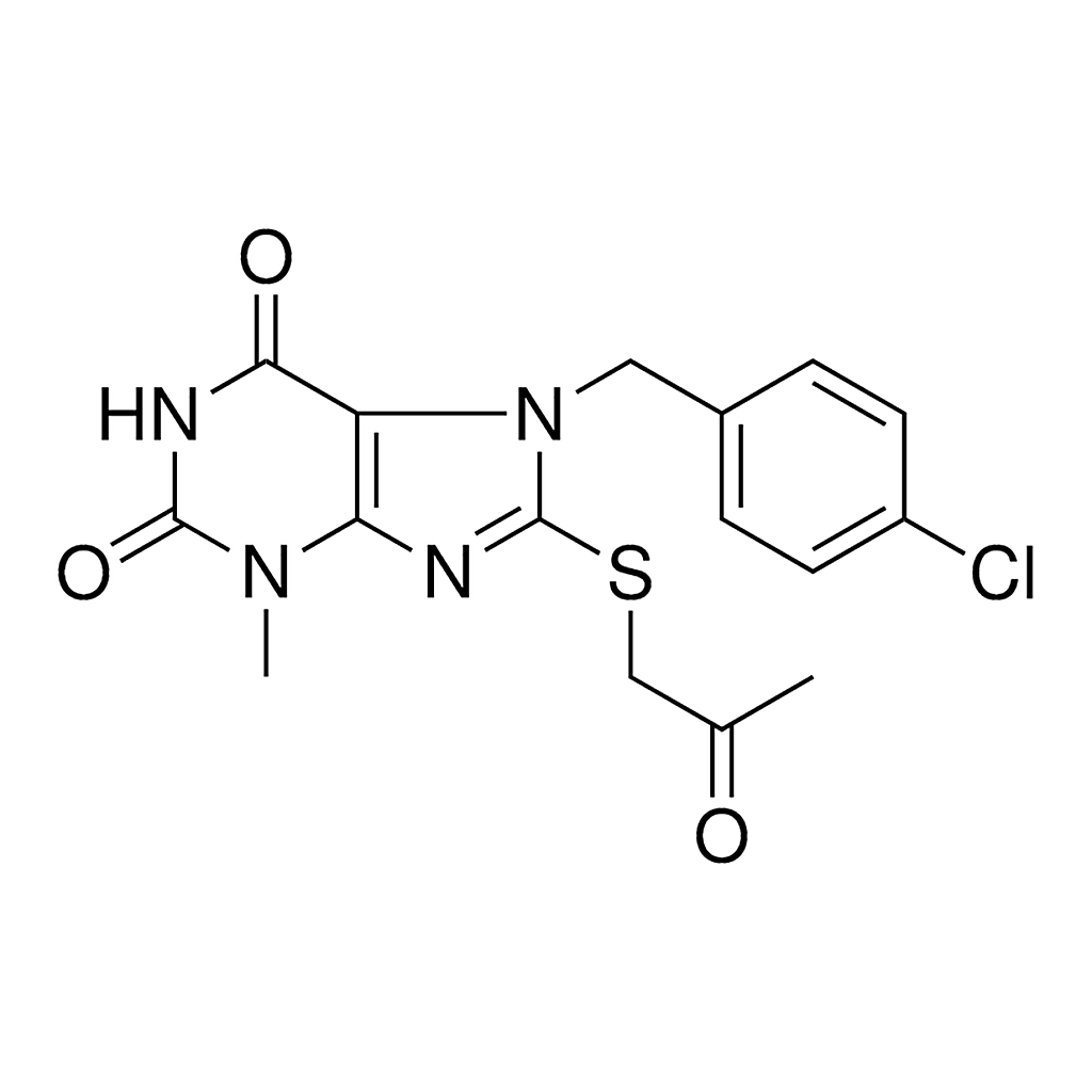 Merck 7-(4-CL-BENZYL)-3-METHYL-8-(2- - 25 MG&