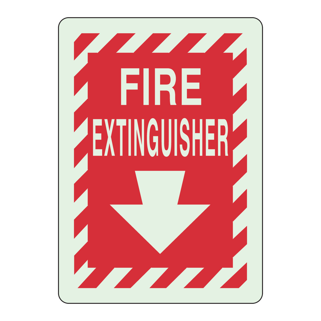 Brady Fire Extinguisher Sign