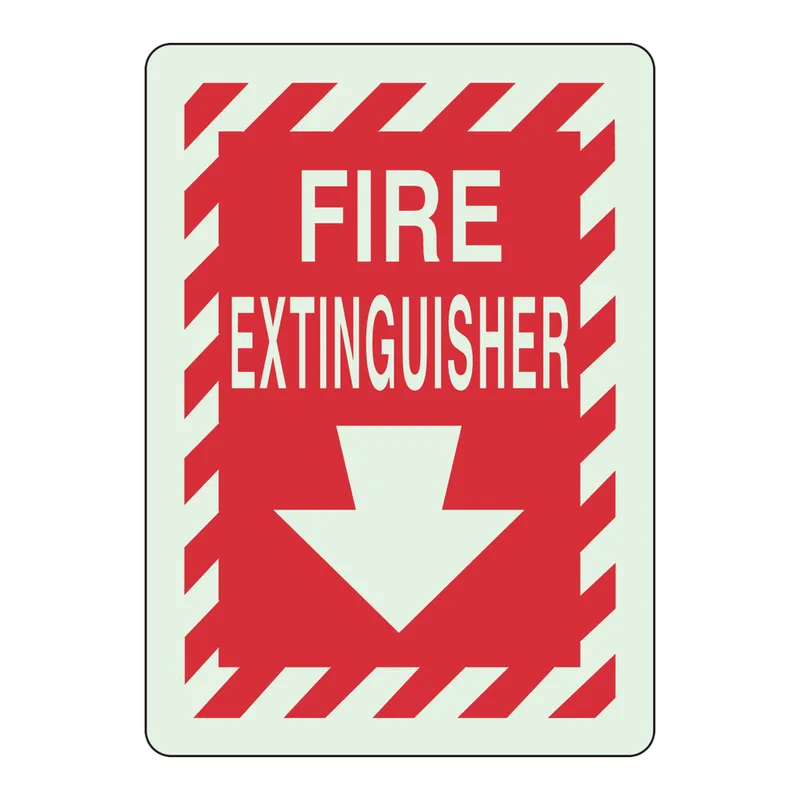 Brady Fire Extinguisher Sign