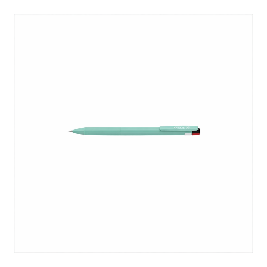 OFFICENEX 제브라 사라사클립 3색 0.4mm 모스그린