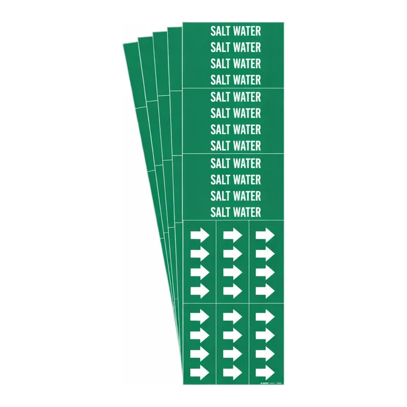 Brady SALT WATER Pipe Marker