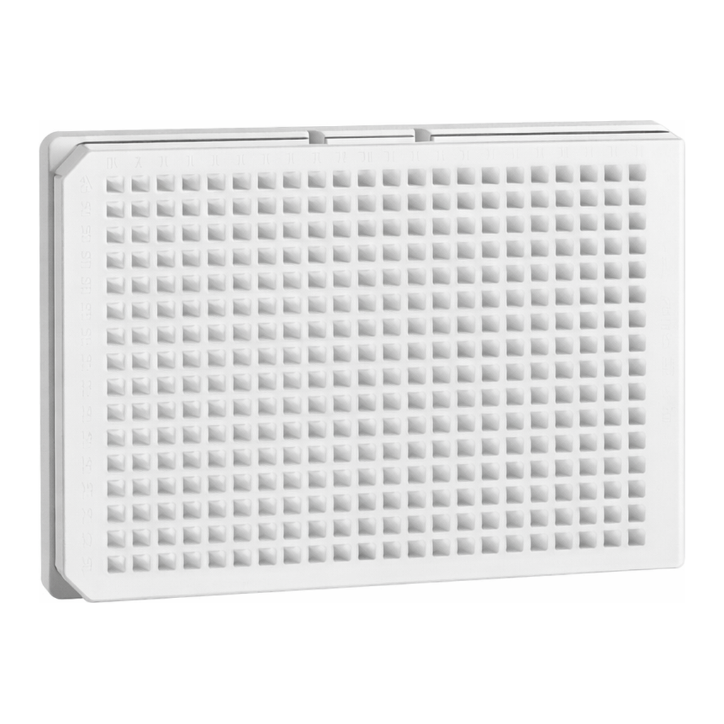Greiner Bio One CELL CULTURE MICROPLATE, 384 WELL, PS, F-BOTTOM,µCLEAR®, WHITE, LID, TC, STERILE, 8 PCS./BAG