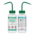 Merck Azlon Multi-Lingual Safety Wash Bottles With Driplok Vapor Venting