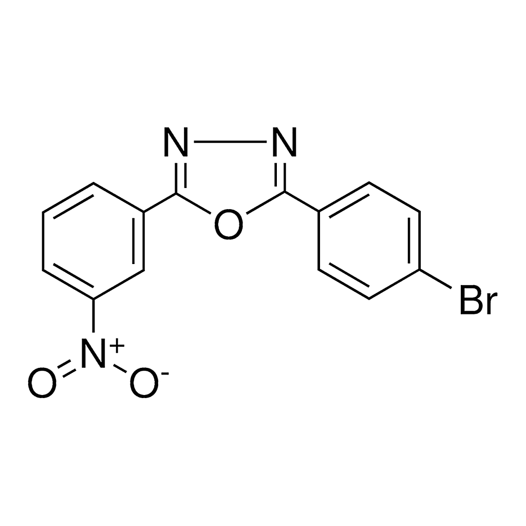 Merck 2-(4-BROMO-PHENYL)-5-(3-NITRO- - 5 MG