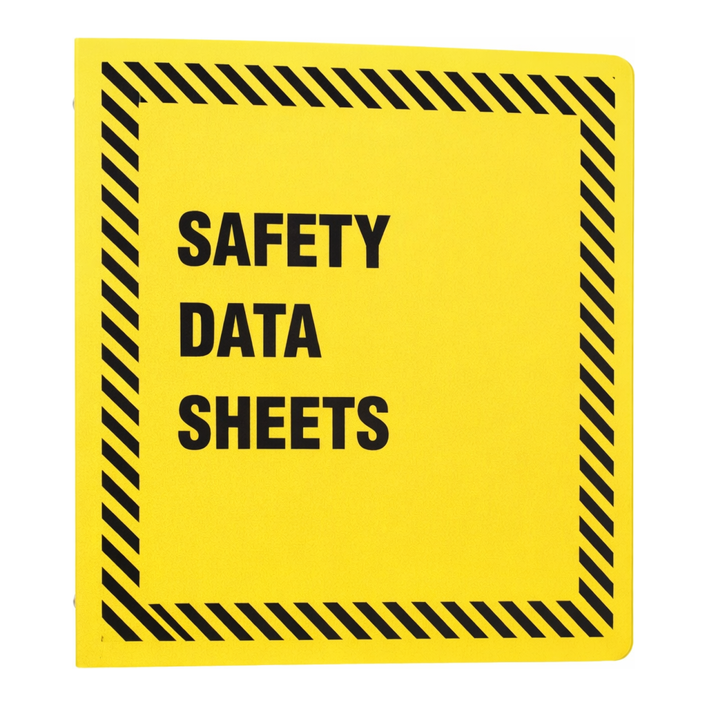 Brady 1.5" Yellow MSDS Binder