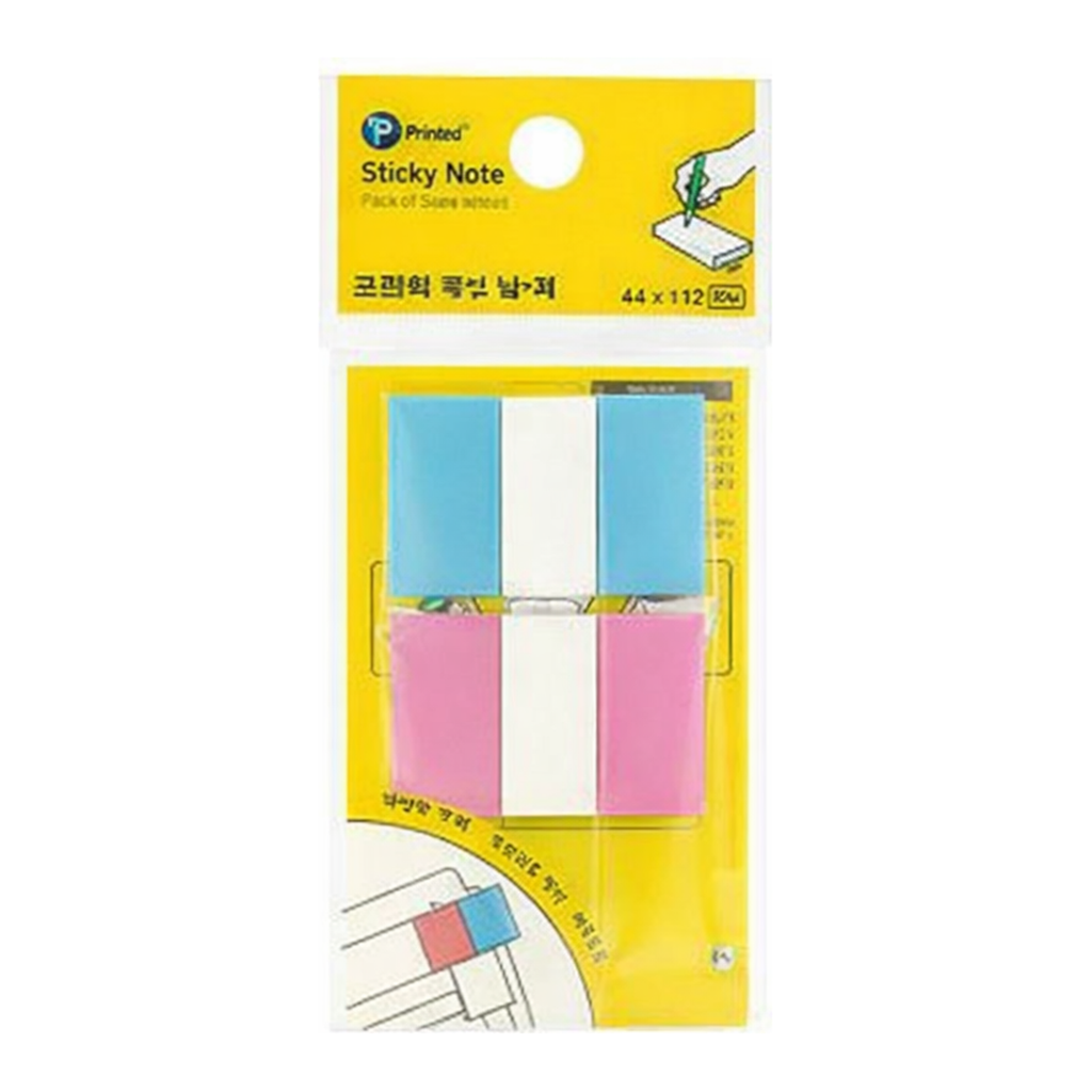 OFFICENEX 프린텍 스티키노트 팝업플래그 형광 3색 44*25 20매 F4425-3N