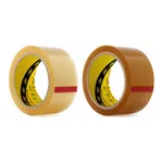 Daihan Science 3M Scotch “372KS” Box Packing Tape, Transparent & Translucent Milky-Amber<br>I