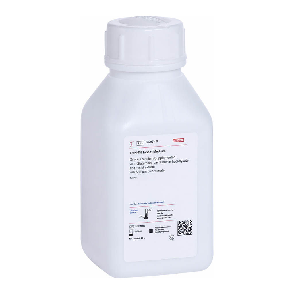 Himedia TNM-FH Insect Medium  w/ L-Glutamine, Lactalbumin hydrolysate and Yeast extract w/o Sodium bicarbonate Grace`s Medium Supplemented