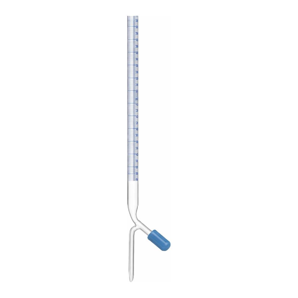 Supertek Burette, Schellbach Stripe, With Screw Type, Rotaflo, Class A (DIN)