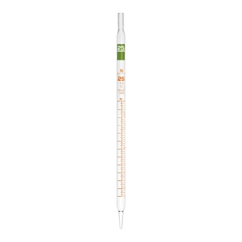 Supertek Pipette, Graduated, Mohr Type, Color Coded, Class A (DIN)