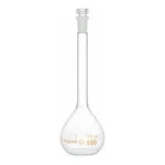 Supertek Flask, Volumetric, With Interchangeable Glass Stopper, Class A (DIN)