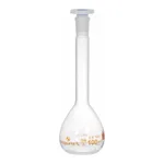 Supertek Flasks, Wide Mouth Volumetric With Interchangeable PP Stopper ,Class A