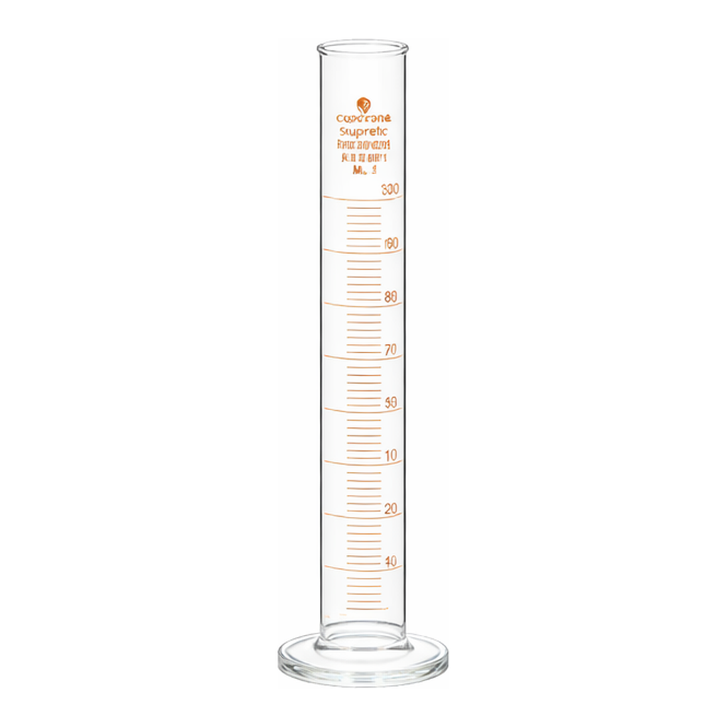 Supertek Measuring Cylinder, Round Base, Class A (DIN)