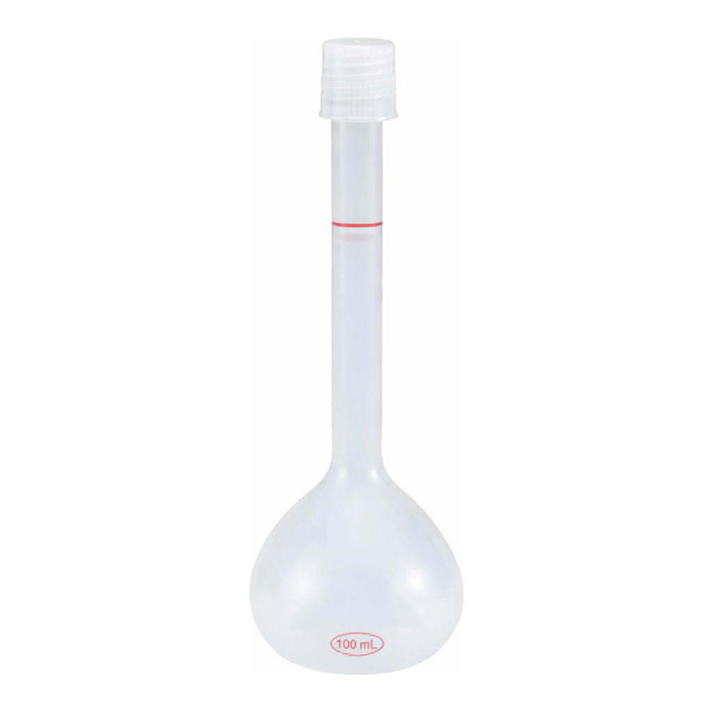 Supertek Flask, Volumetric, Polypropylene