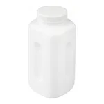 Supertek Bottle, Square, Heavy Duty, Wide Mouth