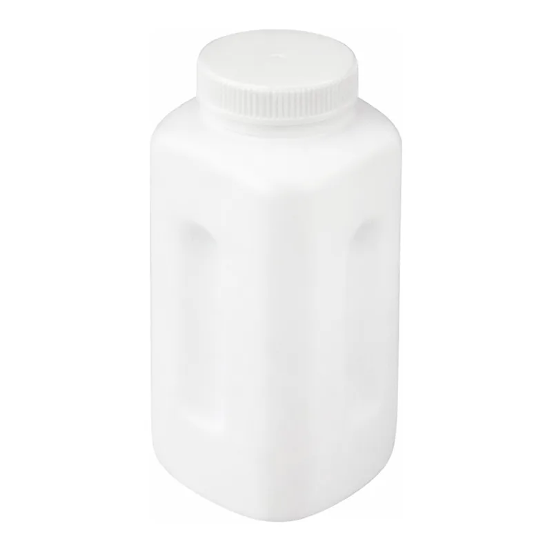 Supertek Bottle, Square, Heavy Duty, Wide Mouth