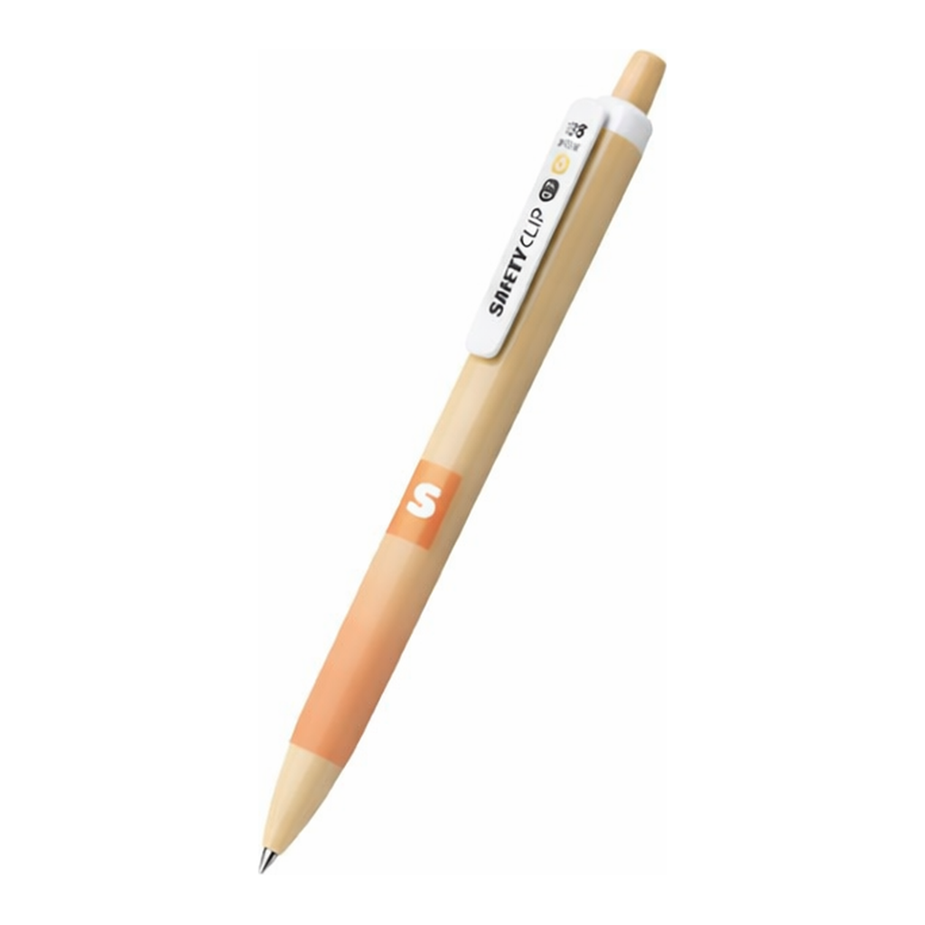 OFFICENEX 마이펜 세이프티클립S 볼펜(0.7mm/밀키피치/1EA)