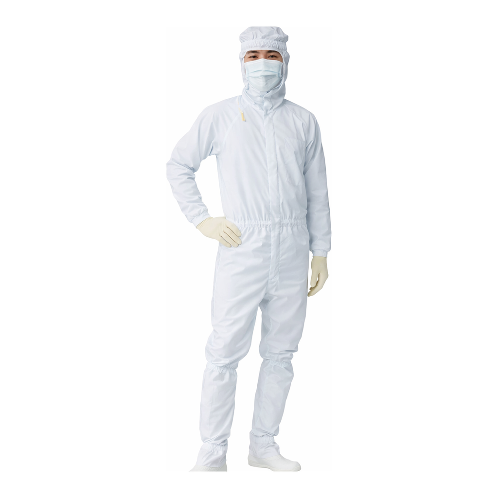 AS ONE Clean Wear Hooded Coverall (Unisex), 클린웨어 후드일체형 이음복 (남녀 공용)