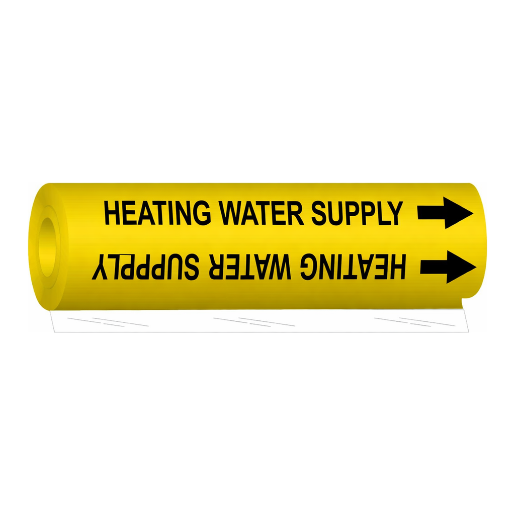 Brady HEATING WATER SUPPLY High Performance Pipe Marker