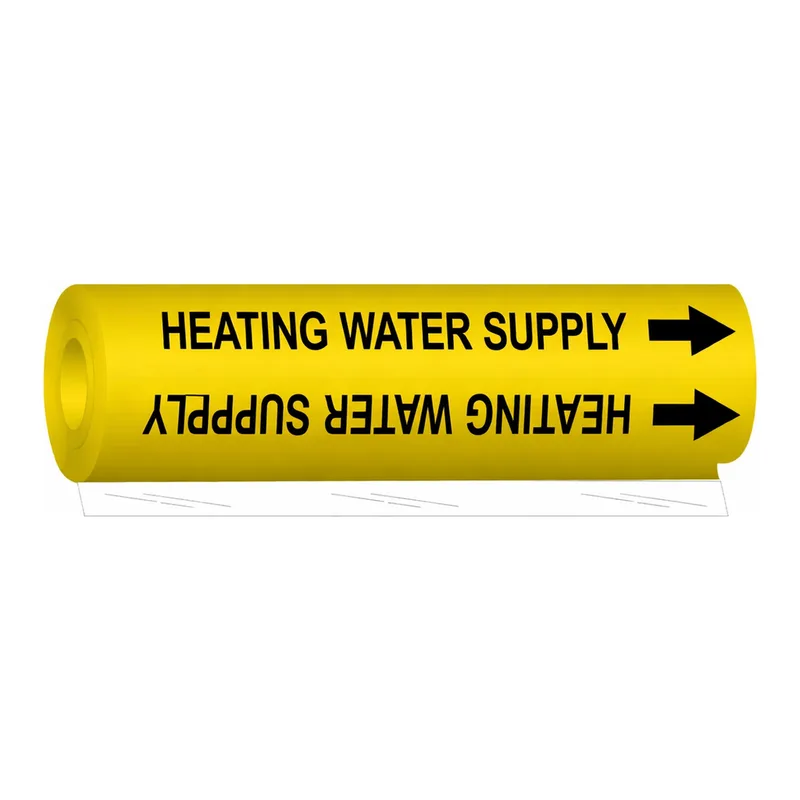 Brady HEATING WATER SUPPLY High Performance Pipe Marker