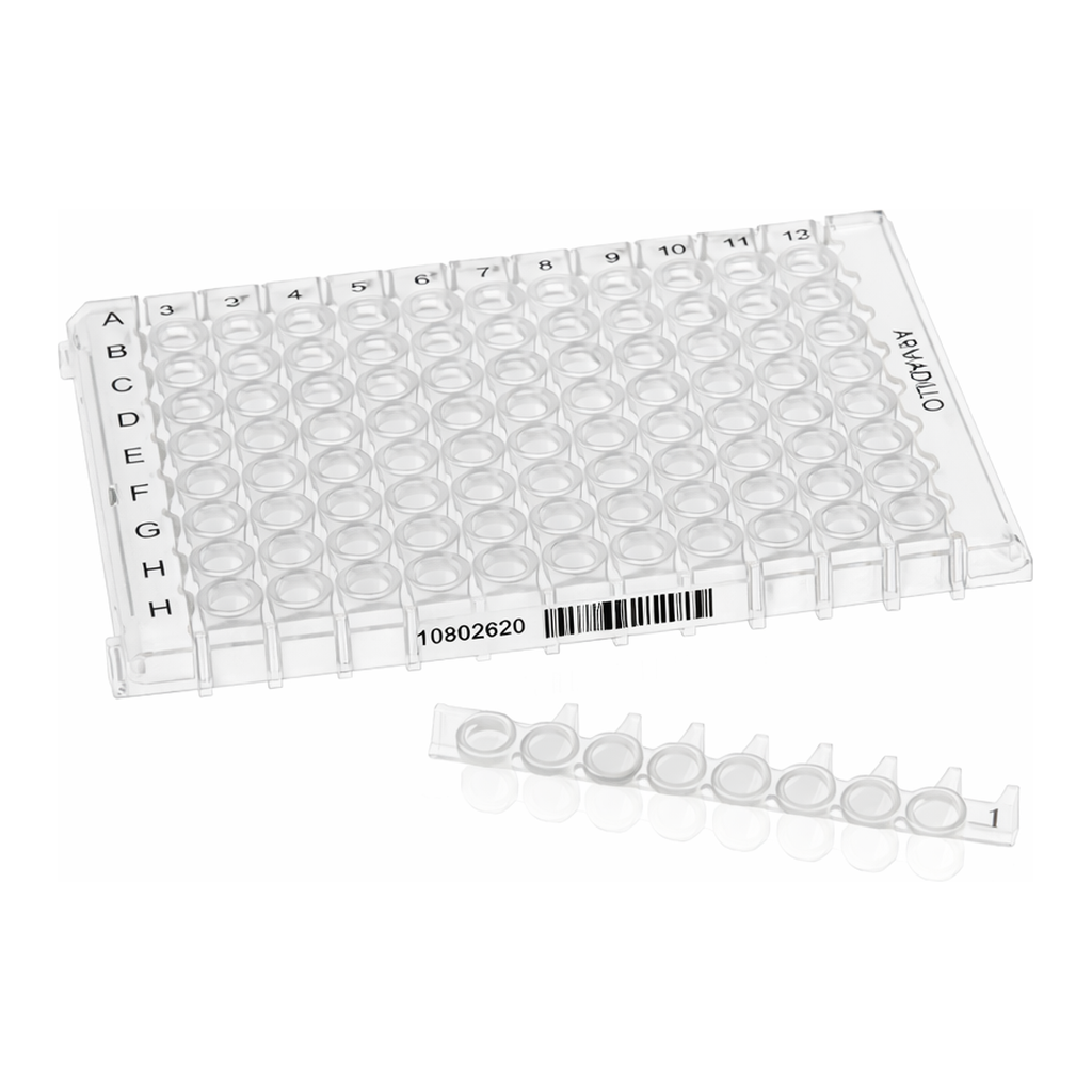 Thermo Fisher Scientific Armadillo Low-Profile PCR Strip Plate, 96 well, clear, bulk