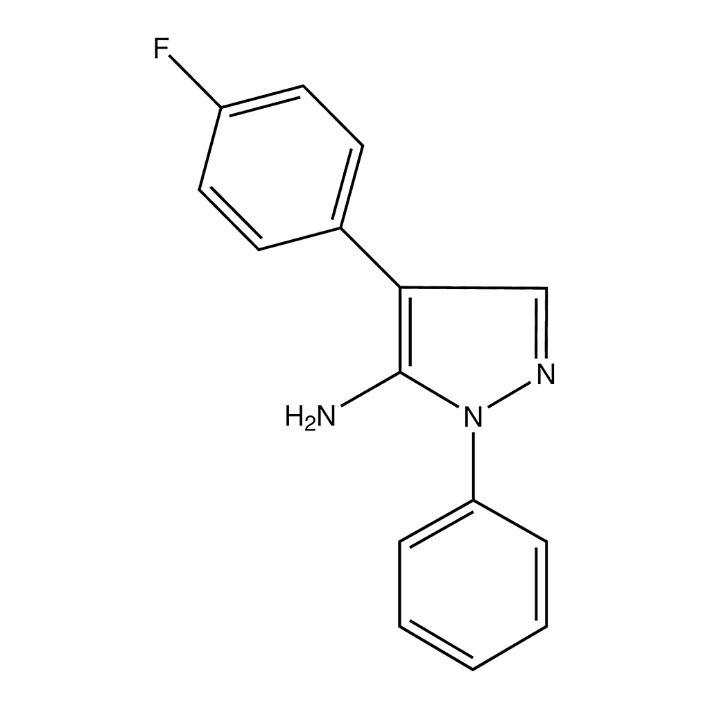 Merck 4-(4-Fluorophenyl)-1-phenyl-1H-pyrazol-5-amine