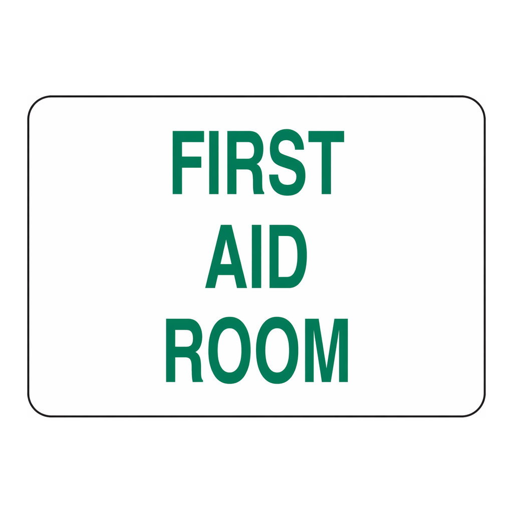 Brady First Aid Room Sign