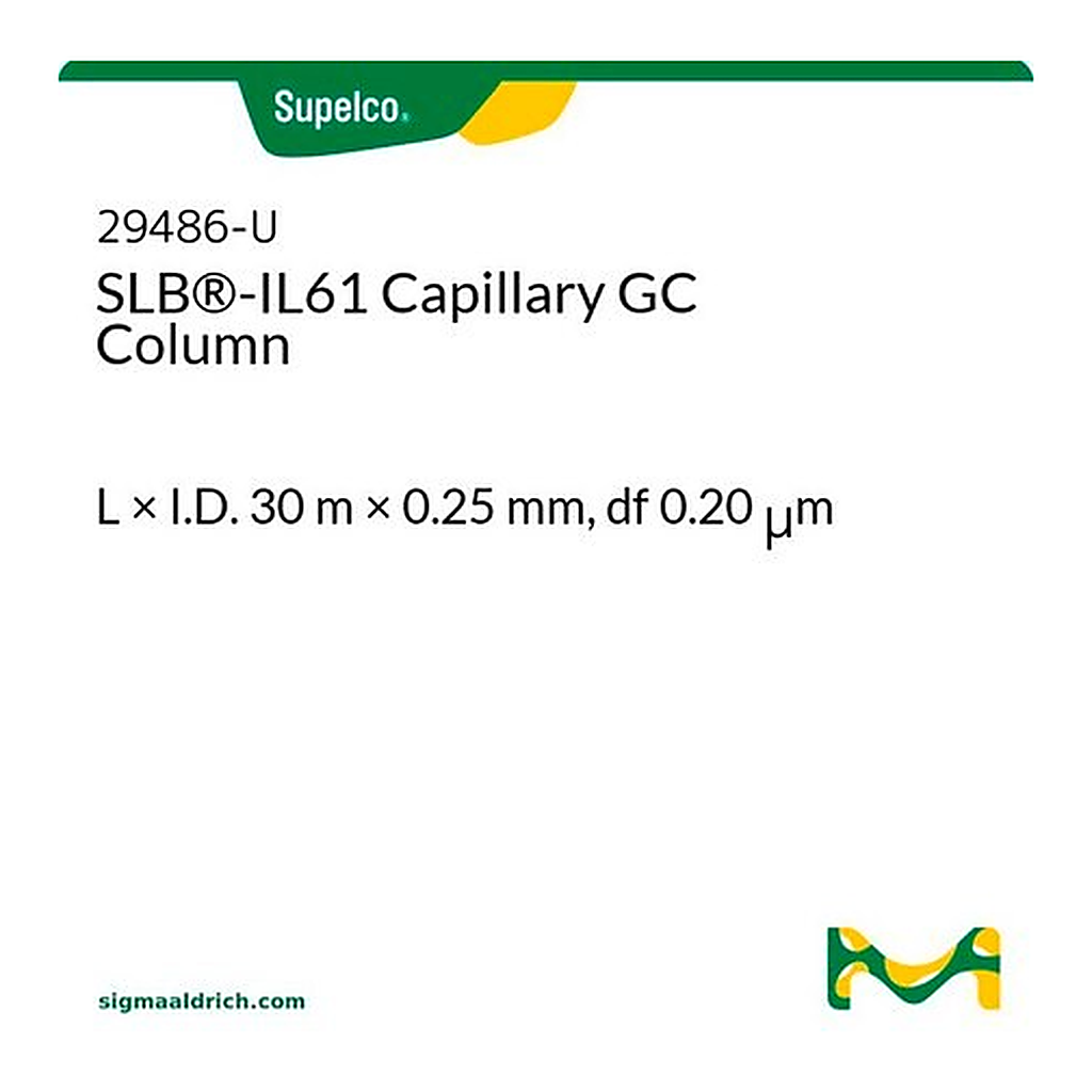 Merck FS CAP SLB-IL61 30M 0.25MM 0.20UM